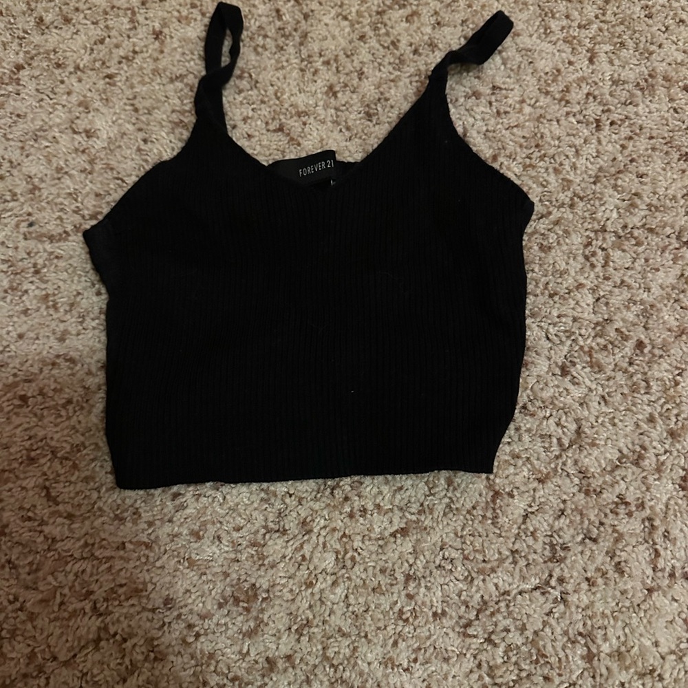 Forever 21 Black Camisole Top